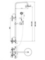 Agger Thermo A2451244 душевая система с термостатом, черный A2451244 - фото 8541 Agger Thermo A2451244 душевая система с термостатом, черный A2451244 - фото 8541