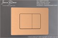 Комплект 2в1 IBERICA BLANCA инсталляция SILENCIO MINI, кнопка смыва INOX-C розовое золото матовое (IB.001M.1172) IB.001M.1172