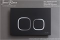 Комплект 2в1 IBERICA BLANCA инсталляция SILENCIO MINI, кнопка смыва ESTI-Q черный матовый (IB.001M.832) IB.001M.832