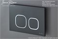 Комплект 2в1 IBERICA BLANCA инсталляция SILENCIO MINI, кнопка смыва ESTI-Q черный матовый (IB.001M.832) IB.001M.832