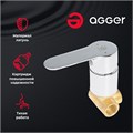 Agger Gorgeous A0240000 однозахватный смеситель для душа, встраиваемый в стену. Диаметр декоративной розетки 80 мм. A0240000 - фото 8743 Agger Gorgeous A0240000 однозахватный смеситель для душа, встраиваемый в стену. Диаметр декоративной розетки 80 мм. A0240000 - фото 8743