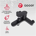 Agger Gorgeous A0210044 однозахватный ванно/душевой смеситель с керамическим переключателем, цвет чёрный A0210044