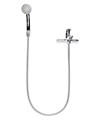Agger Clean A2410000 однозахватный ванно/душевой смеситель c душевым набором (шланг, лейка, держатель) A2410000