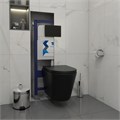 Готовое решение Teymi: Инсталляция Aina 52 + клавиша смыва Kati черная + унитаз Solli черный матовый F08901 1217278