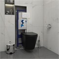 Готовое решение Teymi: Инсталляция Aina 52 + клавиша смыва Helmi белая + унитаз Solli черный матовый F08902 1217279