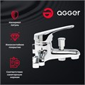 Agger Exact A2110000  однозахватный ванно/душевой смеситель с вакуумным переключателем A2110000