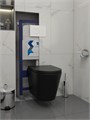 Готовое решение Teymi: Инсталляция Aina 52 + клавиша смыва Kati белая + унитаз Solli черный матовый F08905 1217282