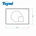 Готовое решение Teymi: Инсталляция Aina 52 + клавиша смыва Ellie хром + унитаз Solli черный матовый F08906 1217283