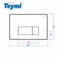 Готовое решение Teymi: Инсталляция Aina 50 + клавиша смыва Helmi белая + унитаз Solli черный матовый F08917 1217294
