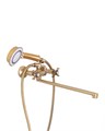 Agger Retro-X A1721188 Двухзахватный универсальный смеситель с длинным поворотным изливом 380 мм, керамическим дивертором и душевым набором (шланг, лейка, держатель) цвет: бронза A1721188