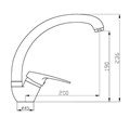 Agger Exact A2100200 однозахватный смеситель для кухни A2100200 - фото 8981 Agger Exact A2100200 однозахватный смеситель для кухни A2100200 - фото 8981