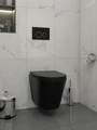 Инсталляция с унитазом комплект 5 в 1 Teymi унитаз подвесной безободковый черный Solli Black кнопка черная / хром F13403 1221929