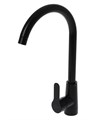Agger Splendid A0900144 Однозахватный смеситель для кухни с С образным поворотным изливом. Цвет: чёрный A0900144 - фото 9052