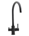 Agger Zest A0700744 смеситель для кухни 2х1 с возможностью подачи фильтрованной воды. Цвет: чёрный. A0700744 - фото 9068