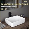 Раковина для ванной накладная Teymi Helmi 50 белая T50302 1182177 - фото 91273