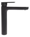 Agger Gorgeous A0212144 однозахватный смеситель для накладной раковины без донного клапана, цвет чёрный A0212144