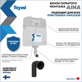 Бачок скрытого монтажа для приставного унитаза Teymi Aina T70012 1202660 - фото 91356