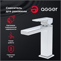 Agger Great A2802100 Однозахватный смеситель для раковины без донного клапана A2802100 - фото 9139 Agger Great A2802100 Однозахватный смеситель для раковины без донного клапана A2802100 - фото 9139