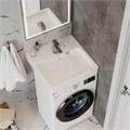 Раковина над стиральной машиной 60х60 литьевой мрамор Teymi Kati Pro T50410 1204491