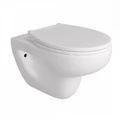 Унитаз подвесной безободковый с сиденьем микролифт Teymi Hanna Pro T40901 1204463