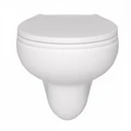 Унитаз подвесной безободковый с сиденьем микролифт Teymi Hanna Pro T40901 1204463