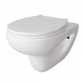 Унитаз подвесной безободковый с сиденьем микролифт Teymi Hanna Pro T40901 1204463
