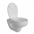 Унитаз подвесной безободковый с сиденьем микролифт Teymi Hanna Pro T40901 1204463