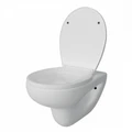 Унитаз подвесной безободковый с сиденьем микролифт Teymi Hanna Pro T40901 1204463