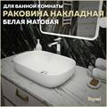 Раковина для ванной накладная Teymi Solli 60 artceramic цвет белый матовый T50395 1209647 - фото 91783