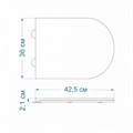 Сиденье для унитаза Teymi S40101 (совместимо T40102; T40110; T40205) быстросъемное дюропласт микролифт 1184356
