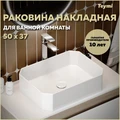 Раковина для ванной накладная Teymi Netta 50 белая T51202 1223551
