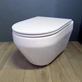Унитаз подвесной безободковый с быстросъемным сиденьем микролифт Teymi Demi T40208 1204733
