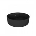 Раковина для ванной круглая накладная Teymi Lina S D40 цвет черный матовый T50192 1209625