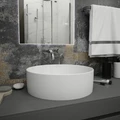 Раковина для ванной круглая накладная Teymi Lina D41 цвет белый матовый T50195 1209628