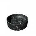 Раковина для ванной круглая накладная Teymi Lina S D40 цвет черный мрамор T50194 1209627