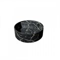 Раковина для ванной круглая накладная Teymi Lina S D40 цвет черный мрамор T50194 1209627