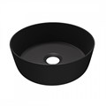 Раковина для ванной круглая накладная Teymi Lina D31 цвет черный матовый T50286 1223521