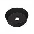 Раковина для ванной круглая накладная Teymi Lina D31 цвет черный матовый T50286 1223521