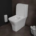 Унитаз напольный безободковый с быстросъемным сиденьем микролифт Teymi Helmi Pro T40305 1204650