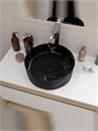 Раковина для ванной накладная Teymi Martta D37 цвет мрамор черный матовый T52183 1224471