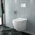Унитаз подвесной безободковый с быстросъемным сиденьем микролифт Teymi Iva T40601 1192909