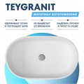 Раковина Teymi Iva 55 teygranit овальная накладная, белая матовая T50601 1182163