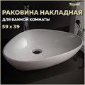 Раковина для ванной накладная Teymi Ellie 60 белая T50802 1182172 - фото 92523