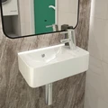 Раковина для ванной подвесная Teymi Hanna 45 правая белая T50903 1204728