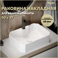 Раковина для ванной накладная Teymi Netta 50 белая T51201 1223550