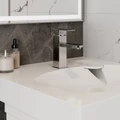 Раковина над стиральной машиной Teymi Lori Pro 60х60, литьевой мрамор T50412 1204493
