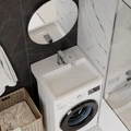 Раковина над стиральной машиной 60х55 литьевой мрамор Teymi Kati Pro T50422 1216504