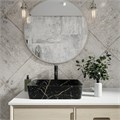 Раковина для ванной накладная Teymi Helmi 50 цвет черный мрамор T50295 1209637