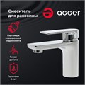 Agger Brilliant A0302100 однозахватный смеситель для раковины без донного клапана A0302100