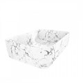 Раковина для ванной накладная Teymi Helmi S 48 цвет белый мрамор T50298 1209640